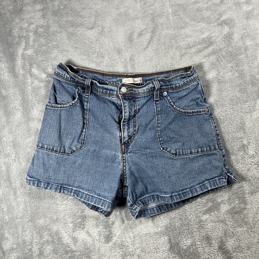 Vintage Levis 550 Relaxed Short RedTab Y2K 2000's Denim Blue Jean Shorts Size 12